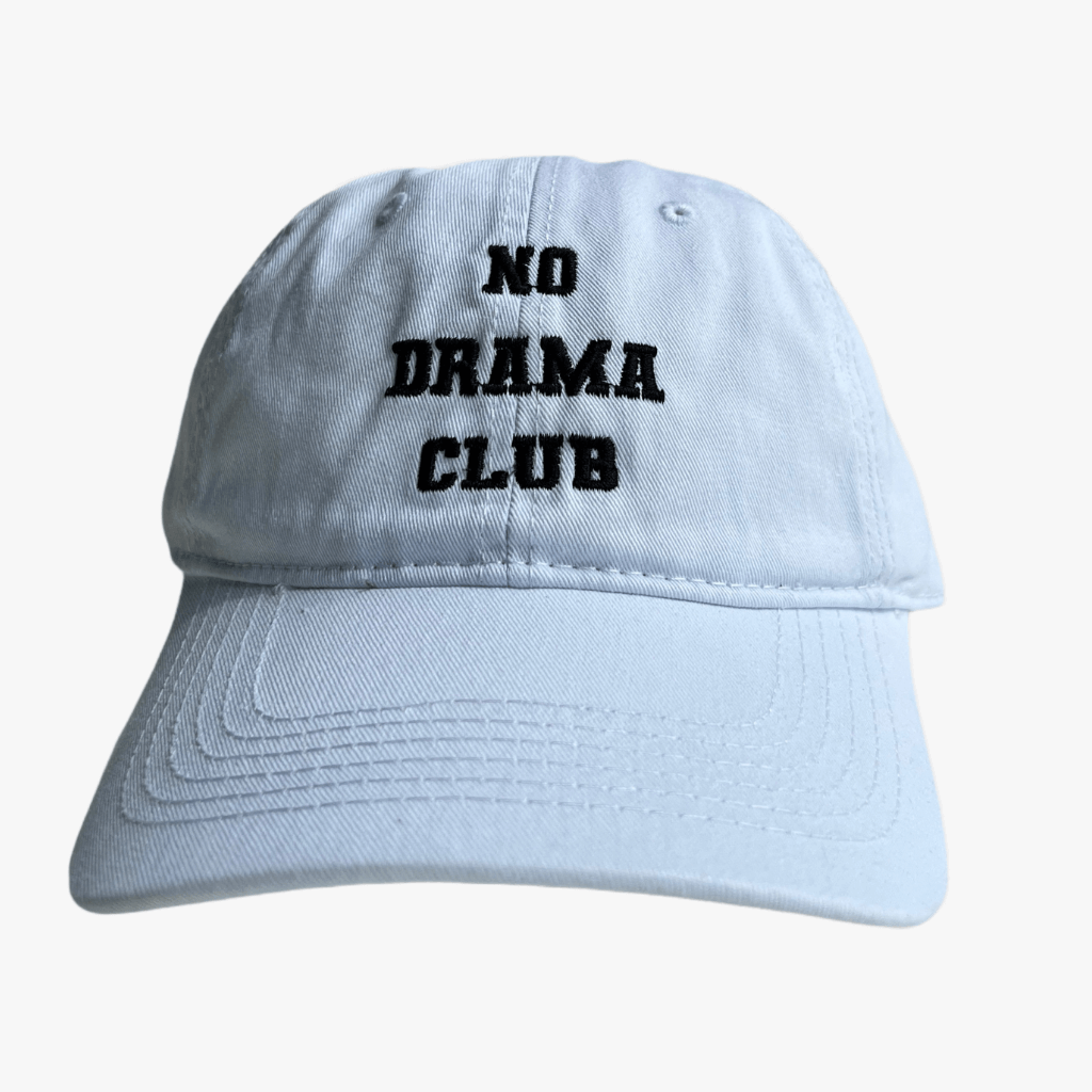 No Drama Club Embroidered Cap