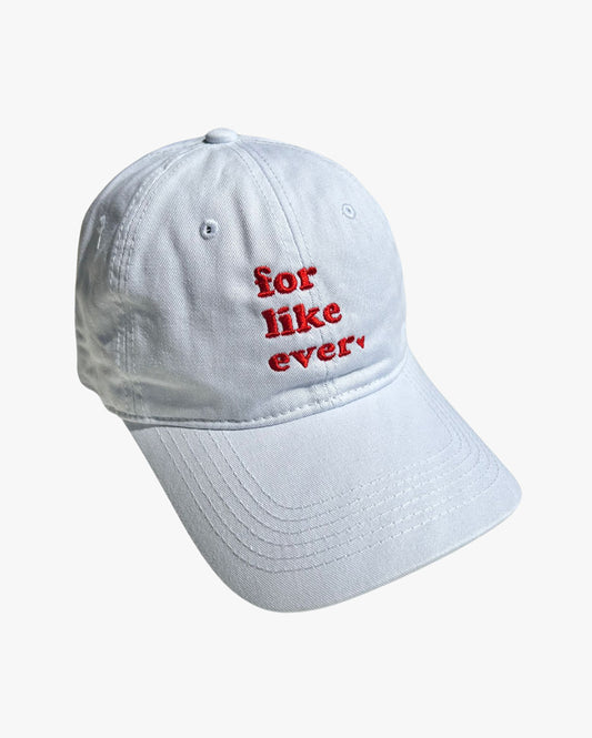 For Like Ever White Cap