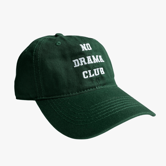 No Drama Club Embroidered Cap