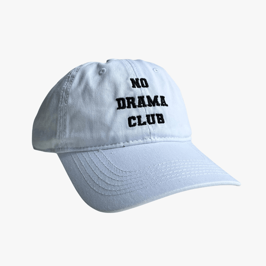 No Drama Club Embroidered Cap