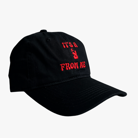 It'S A No (Ar,) From Me Embroidered Cap