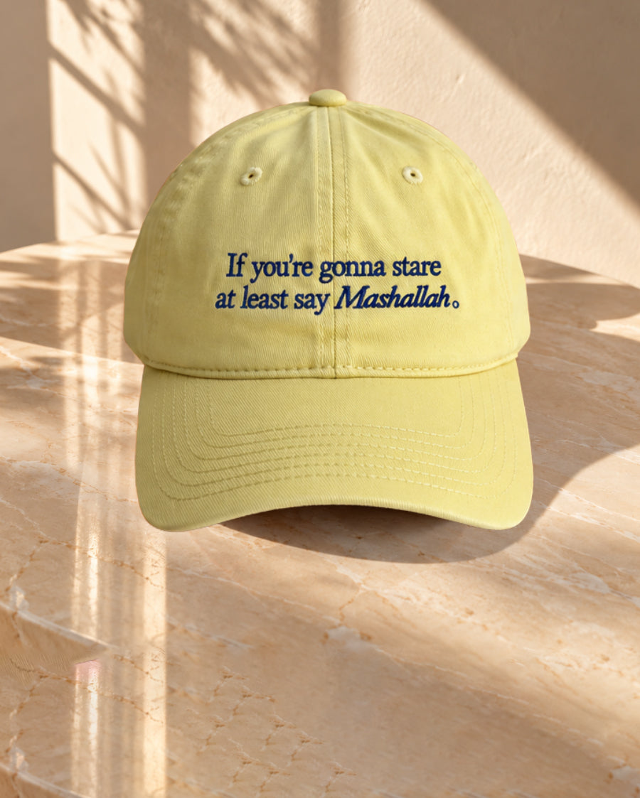 If You're gonna Gtare, At Least Say Mashallah - Lemon Yellow