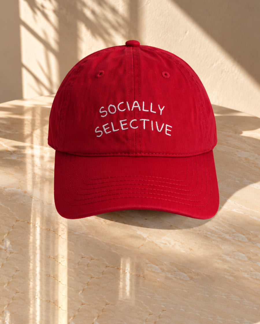 Socially Selective - Light Red