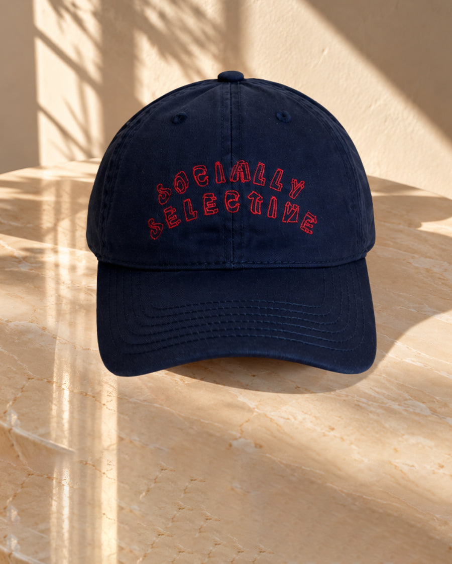 Socially Selective - Navy Blue